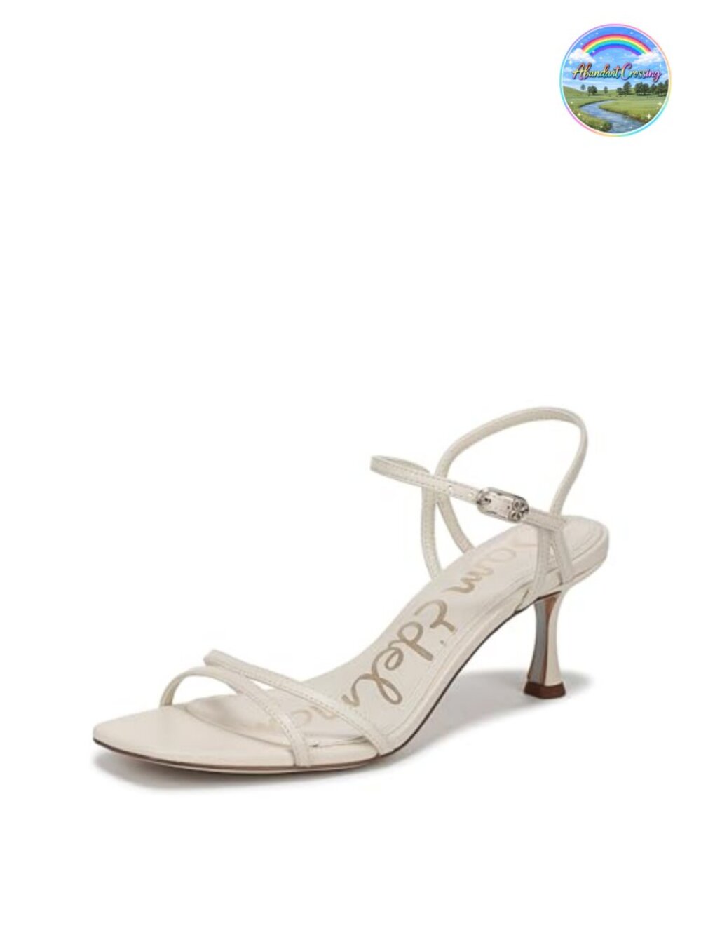 Leather Block Heel Slingback Sandals Open Toe Buckle Wedding Party